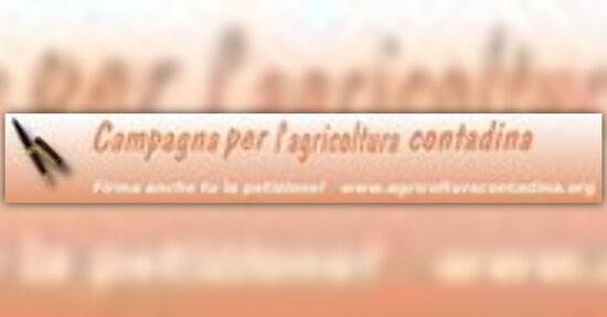 Campagna popolare per l'agricoltura contadina