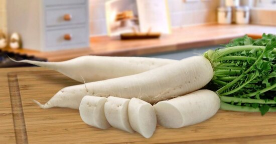 Con Daikon senza cellulite