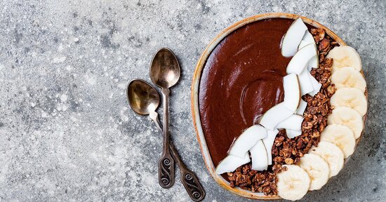 Crema di banana al cioccolato senza zucchero: ricetta per la colazione