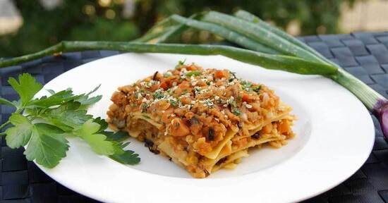 Lasagne alle alghe Kombu Royal Bio
