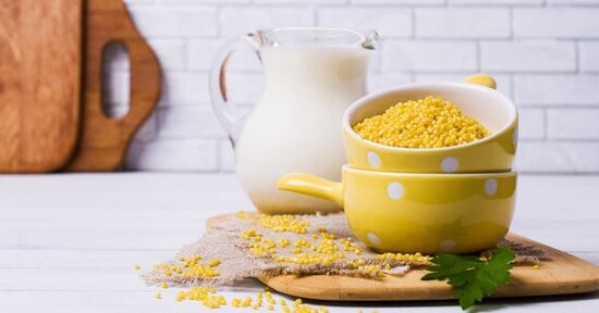 Latte di miglio fatto in casa