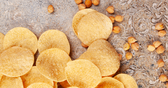 Lo snack perfetto per l'estate: chips di legumi!