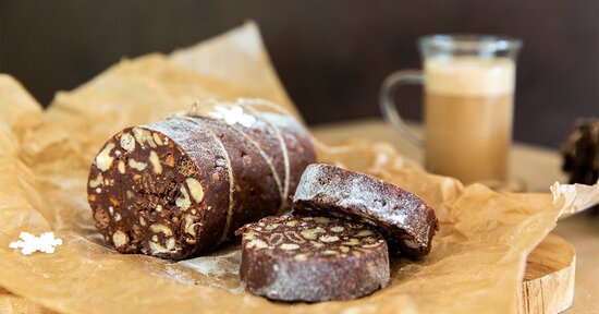 Salame di cioccolata proteico e senza grassi: la mia ricetta