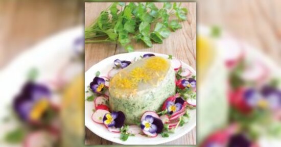Terrina di ortiche con insalatina - Estratto da "Erbe Spontanee in Tavola"