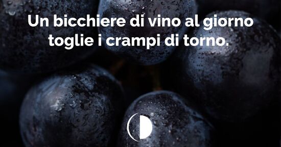 Un bicchiere di vino al giorno toglie i crampi di torno