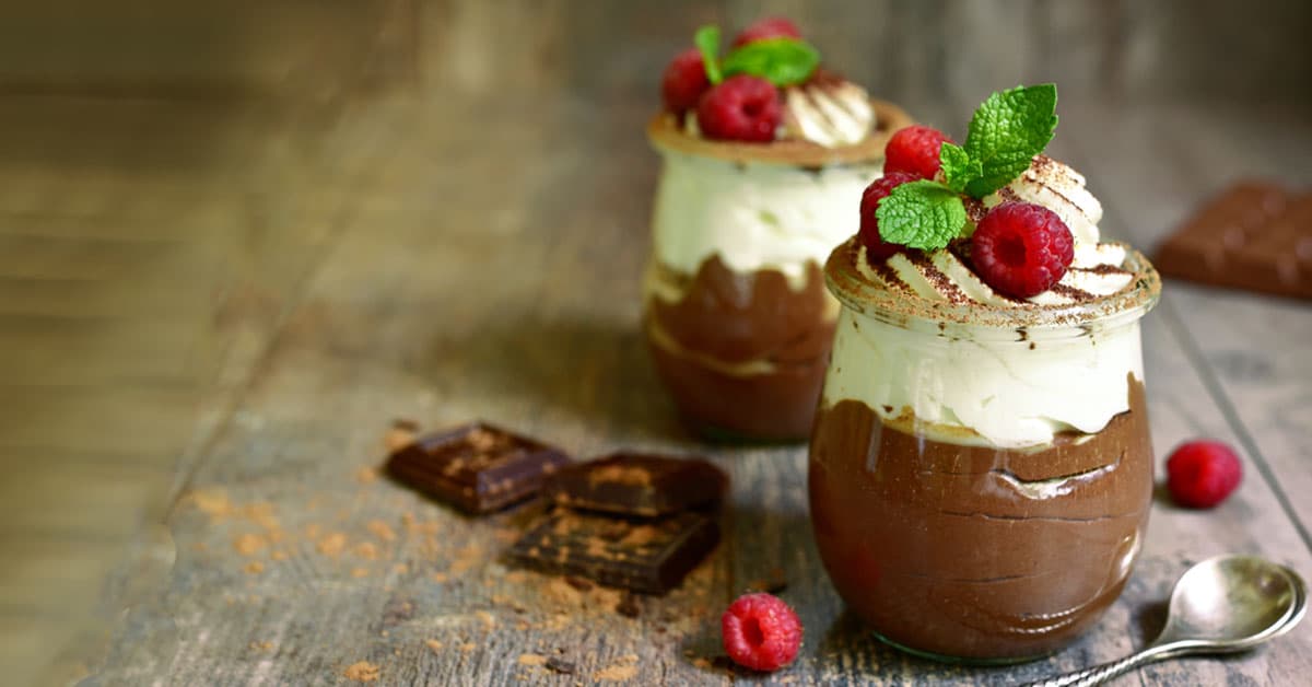 Crema bigusto con lamponi