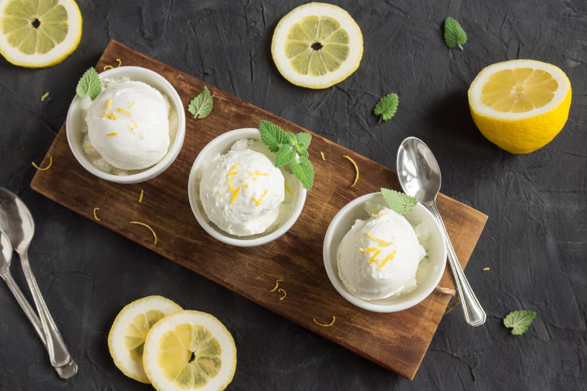 Crema al cocco e limone