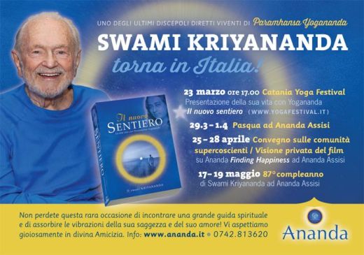 Eventi Gratuiti Swami Kriyananda