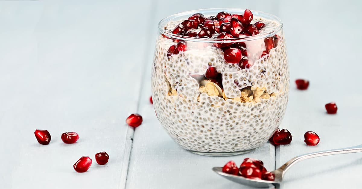 Parfait di melagrana