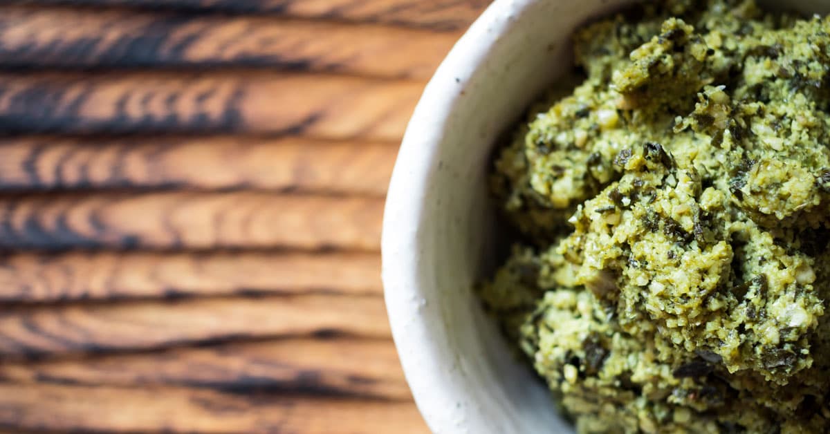 Ricetta salata della settimana: Pesto invernale ai semi di zucca