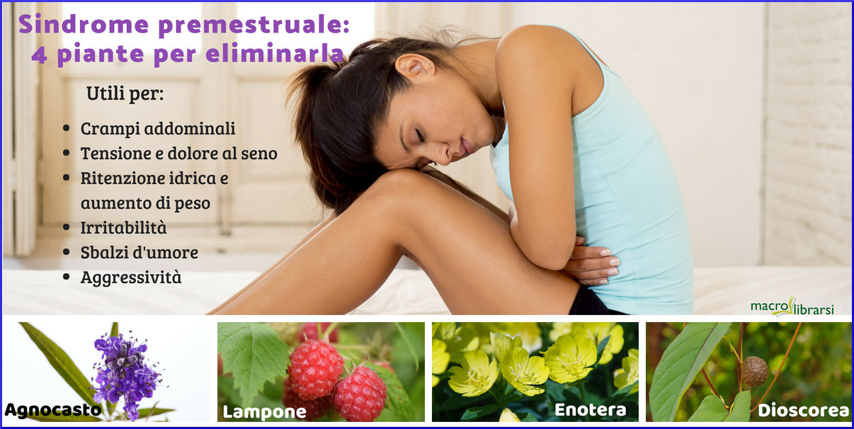 4 piante officinali per eliminare la sindrome premestruale