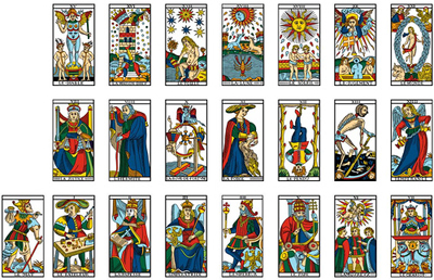 Dal Negro - Tarot De Marseille di Carlo Bozzelli, Carte Tarocchi  Tradizionale, con Libretto in Italiano