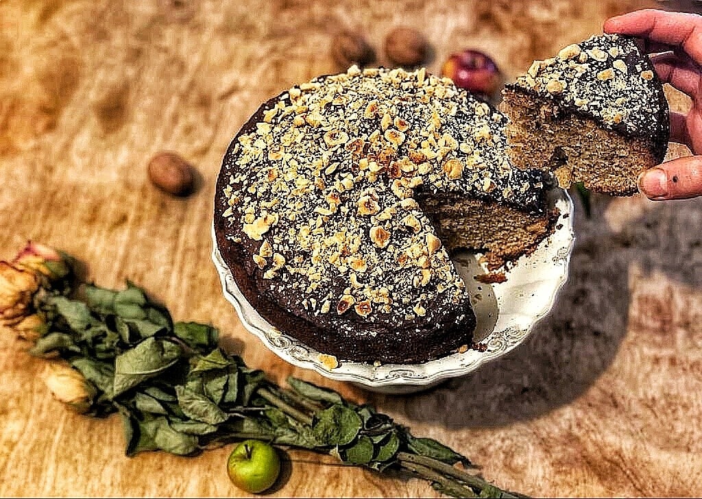 TORTA DI NOCCIOLE SENZA BURRO
