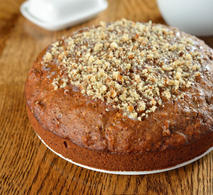 Torta semintegrale noci e miele alla canapa