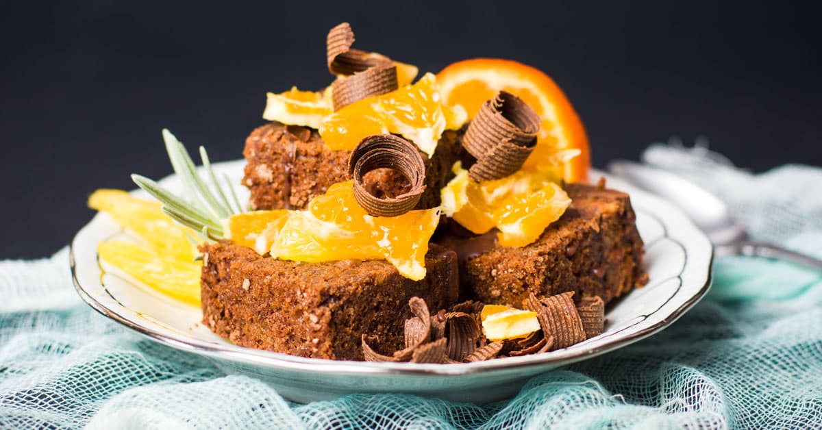 Tortino al Cacao e Arancia