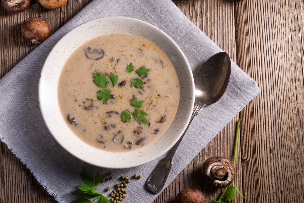 Antipasto: Vellutata VerdAlbero