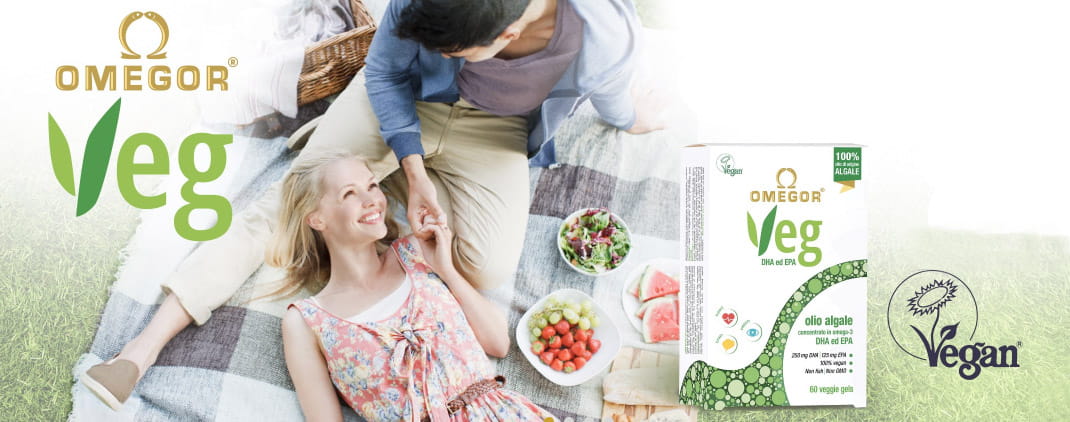 Omegor Veg - Integratore a base di Omega-3 DHA ed EPA di Origine Algale di  U.G.A. Nutraceuticals - Macrolibrarsi.it
