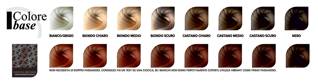 Tabella colore Cocoa Brown ArmoniaBio