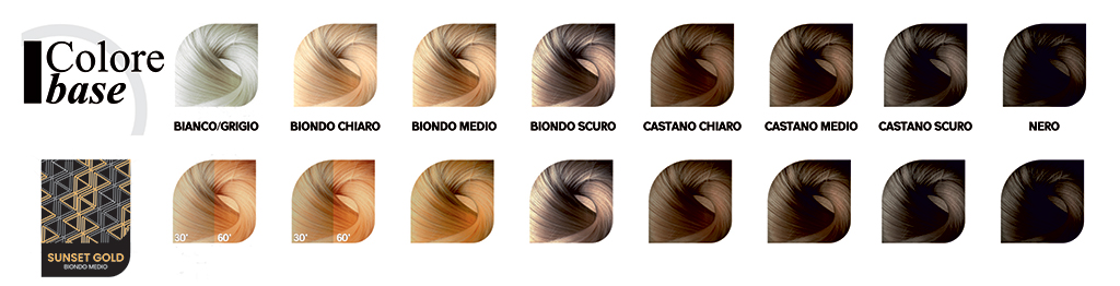 Tabella colore Sunset Gold ArmoniaBio