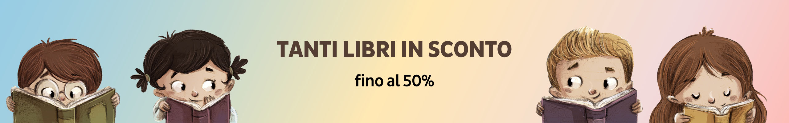 Tanti libri in sconto fino al 50%