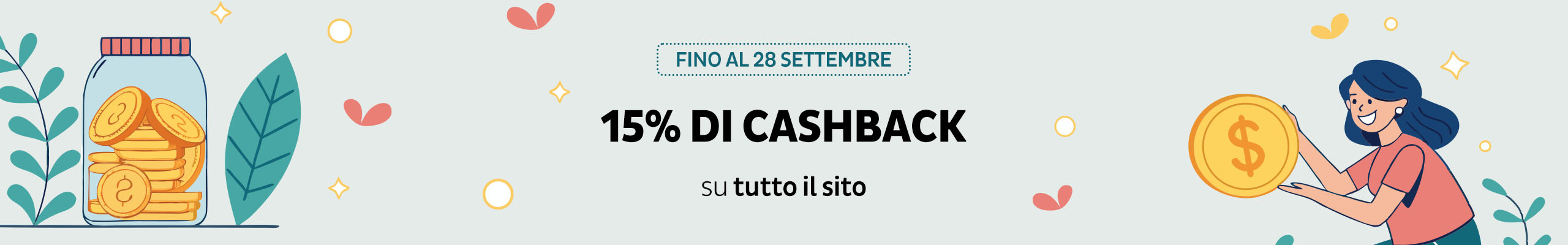 10% di cashback per te