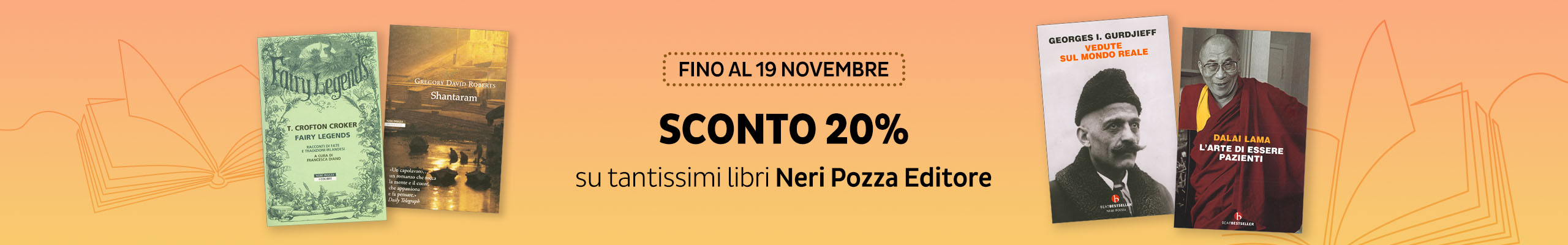 Sconto del 20% su editore Neri Pozza