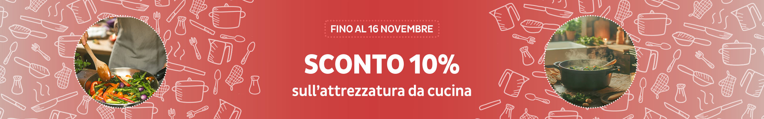 10% di sconto sugli elettrodometrici da cucina