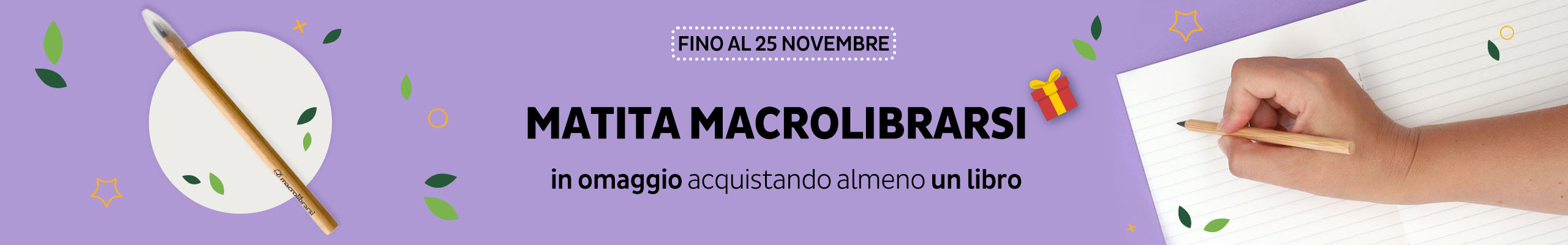 matita eco in omaggio