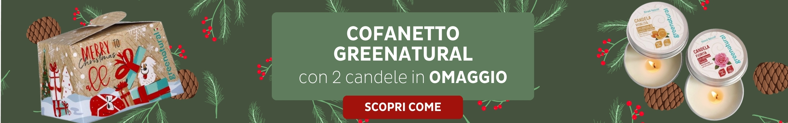 Omaggio cofanetto candele