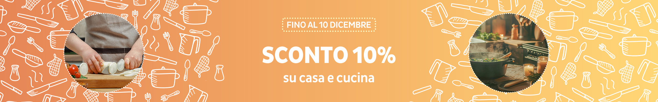 Sconto 15% su Casa e Cucina fino al 13 giugno