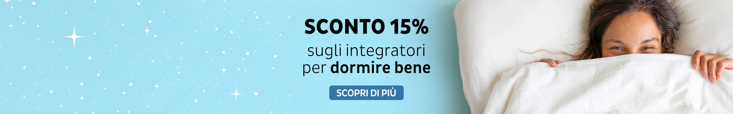 -15% di sconto sugli integratori per dormire