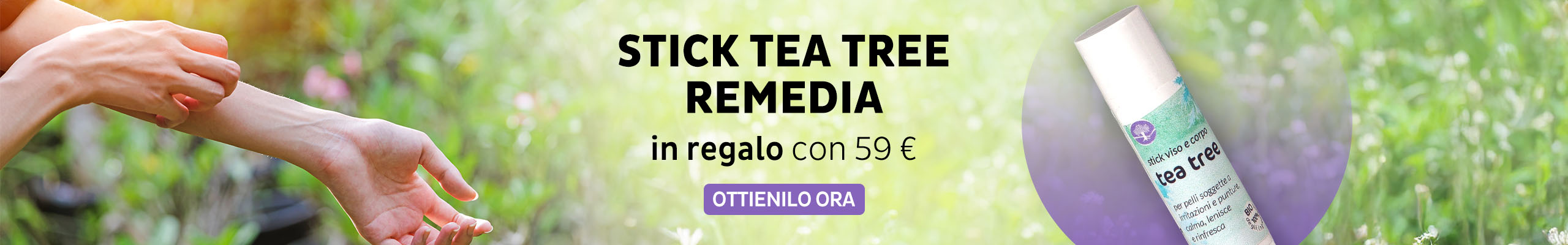 Stick Tea Tree Remedia in regalo