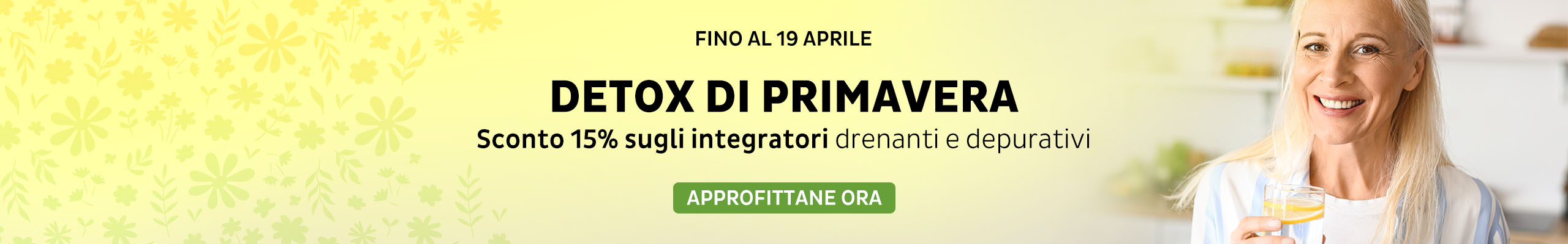 -15% di sconto sugli integratori detox