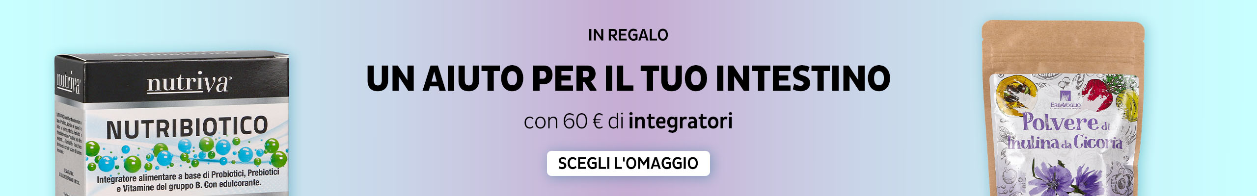 In omaggio un integratore a scelta per la tua estate