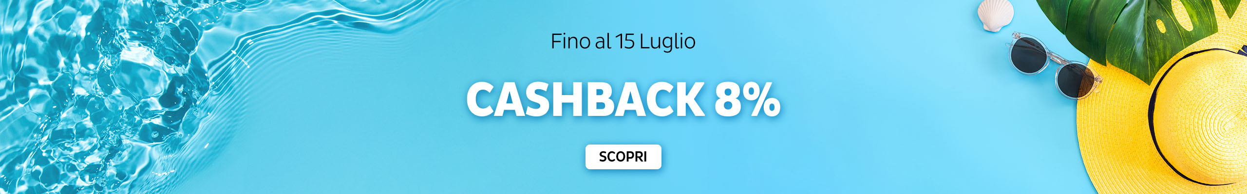 8% DI CASHBACK