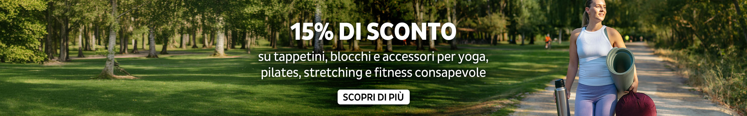 15% sullo sport