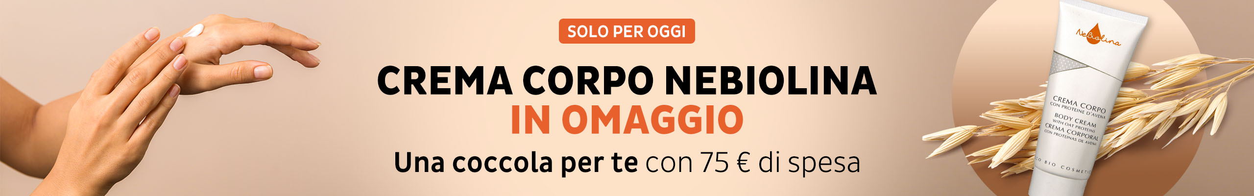 Crema Corpo Nebiolina in omaggio per te