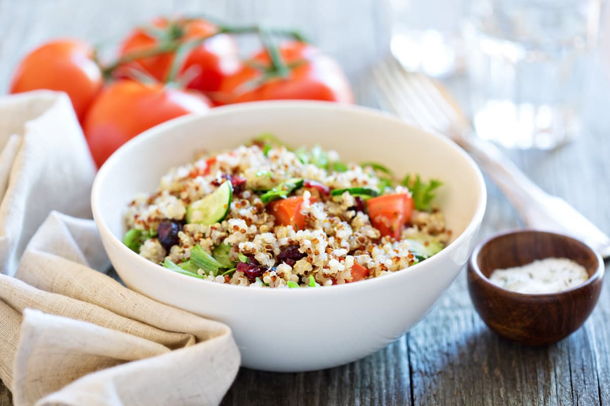 Insalata mediterranea di Quinoa 