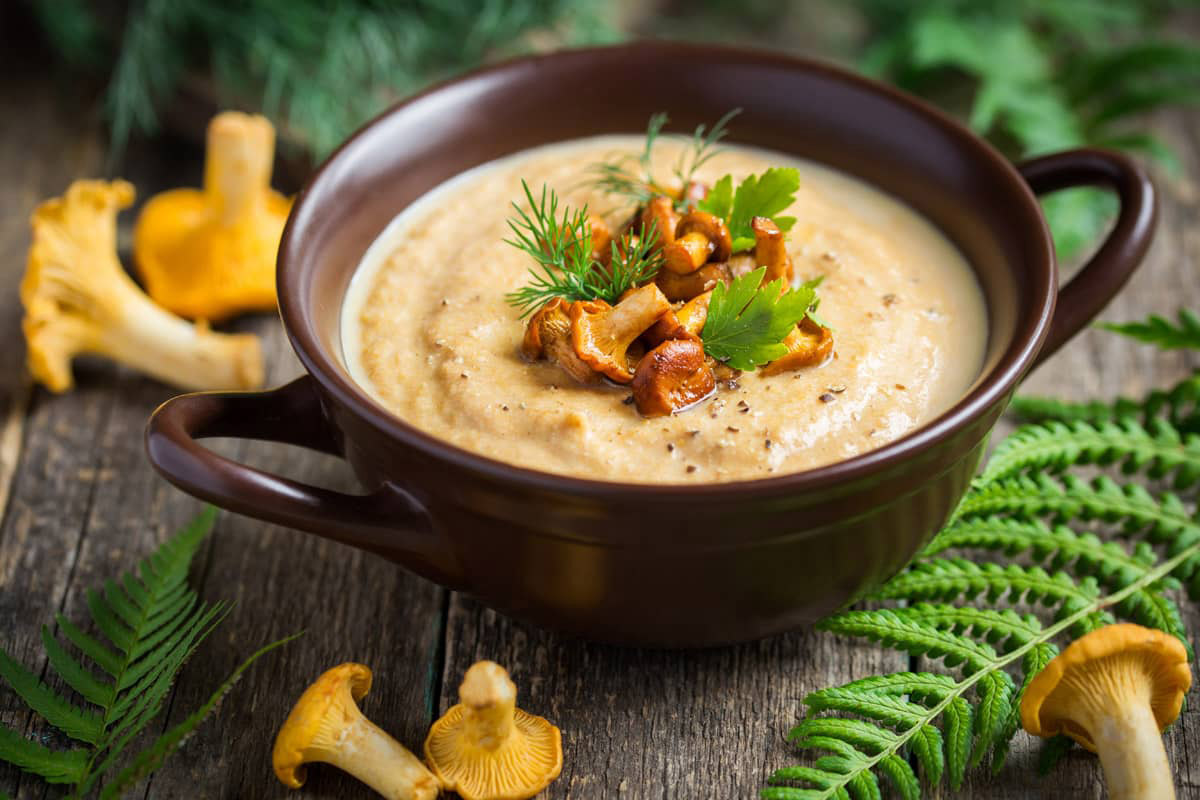 Crema di Miso con Funghi