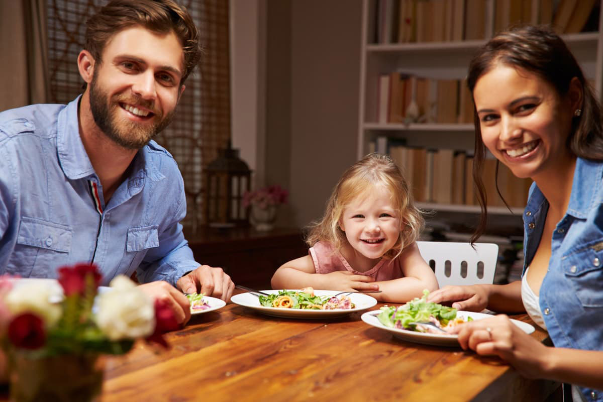 Famiglia che segue il metodo Kousmine