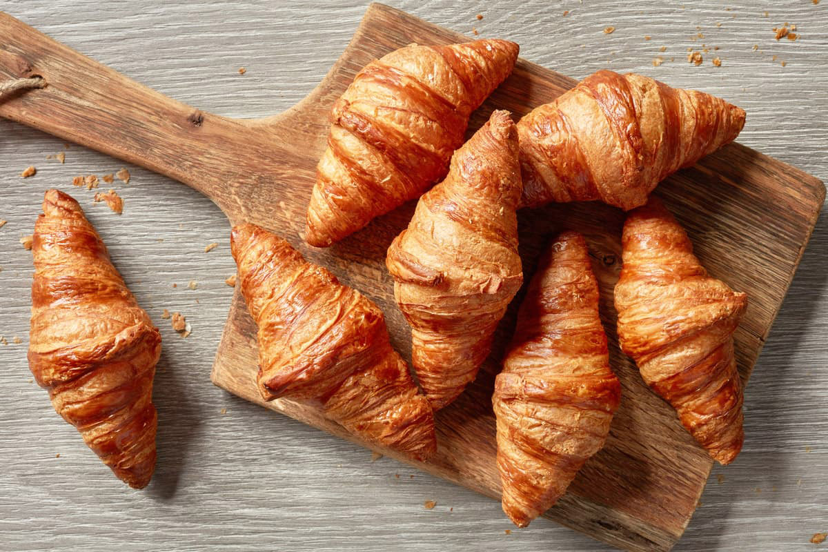 Croissant con lievito madre