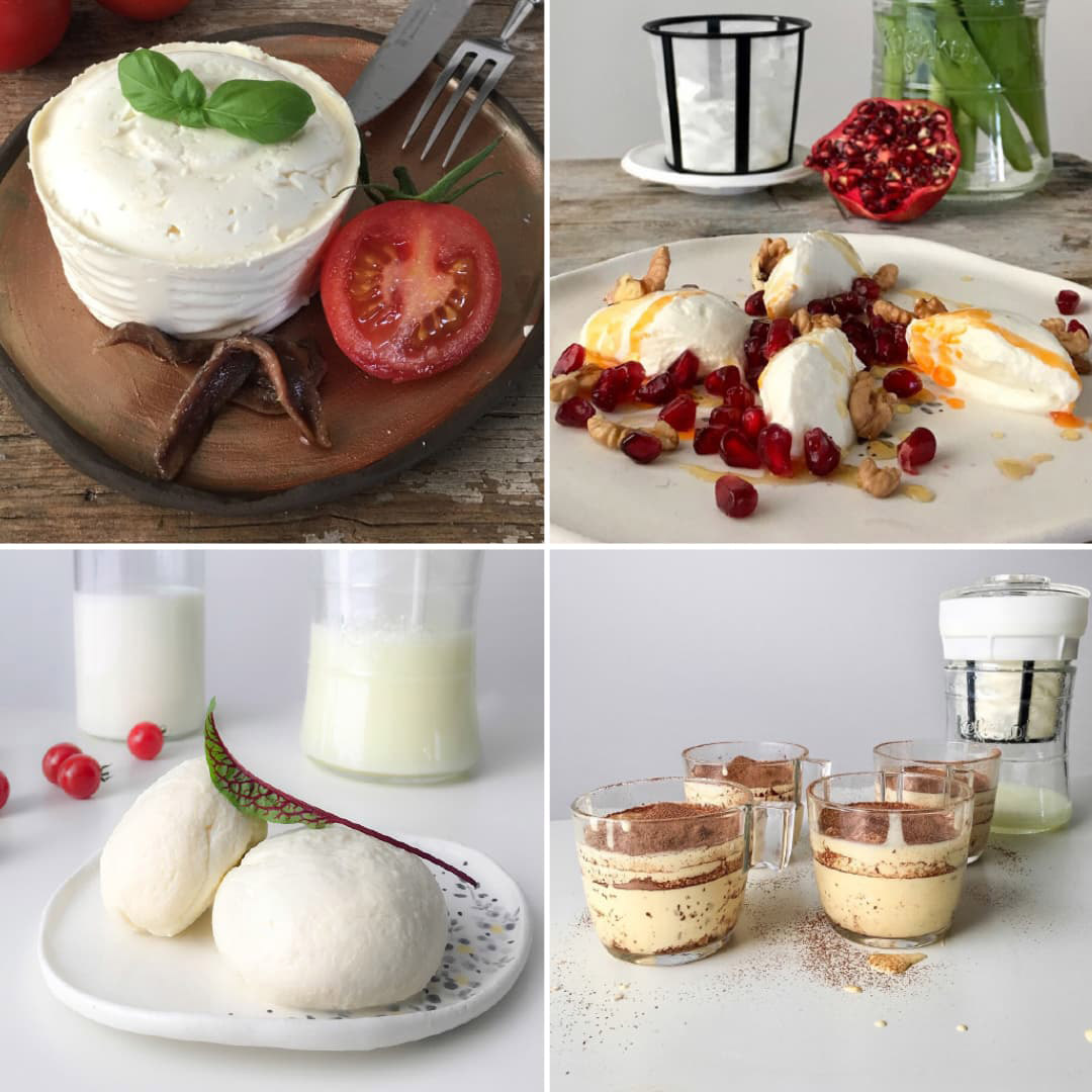 Piatti con il Cheese Maker di Kefirko