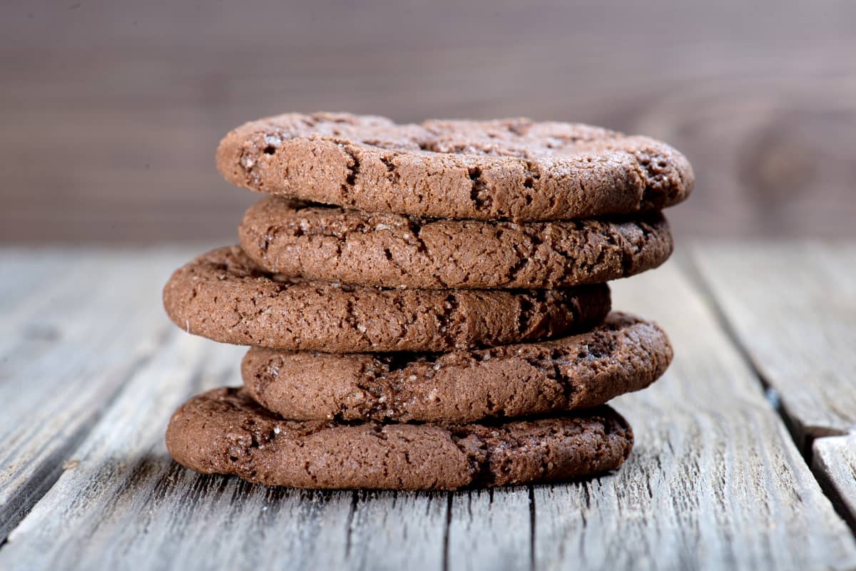 Biscotti in padella al cacao