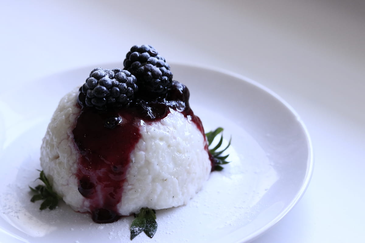 Budino di riso alla mandorla