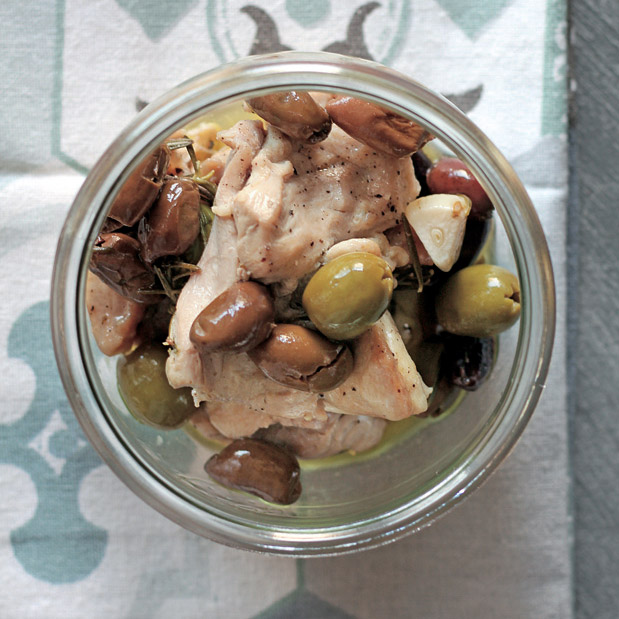 Pollo con olive
