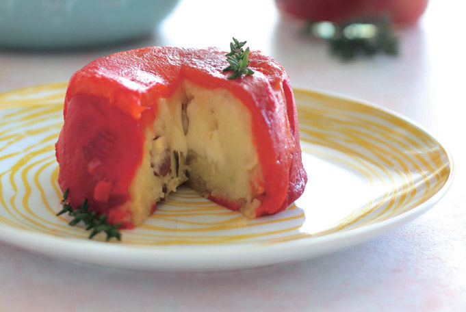 Tortino di peperoni e patate
