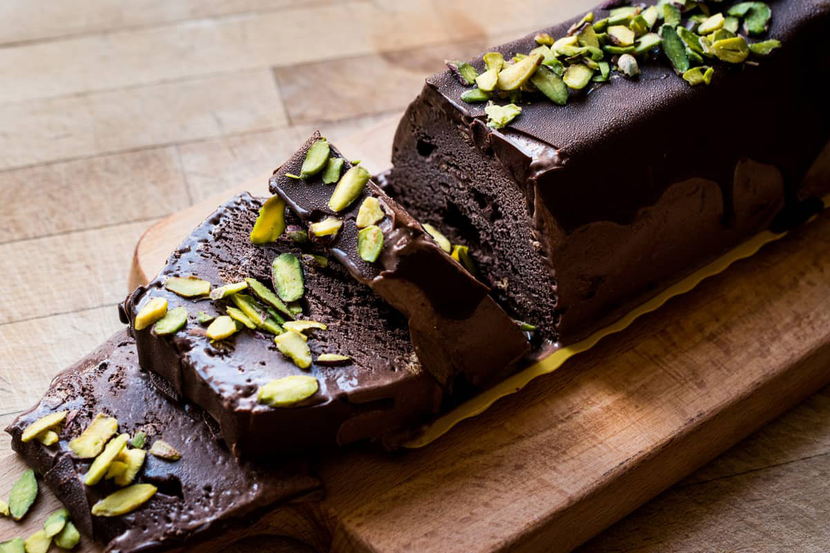 Semifreddo al pistacchio e cioccolato