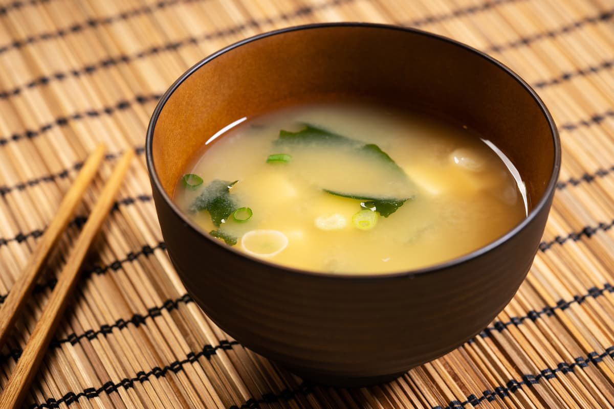 Zuppa di miso con zucca
