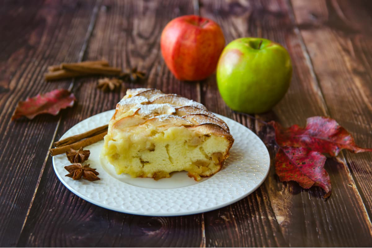 Torta con farina di lupini