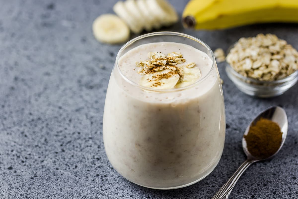 Frullato proteico soia e banana